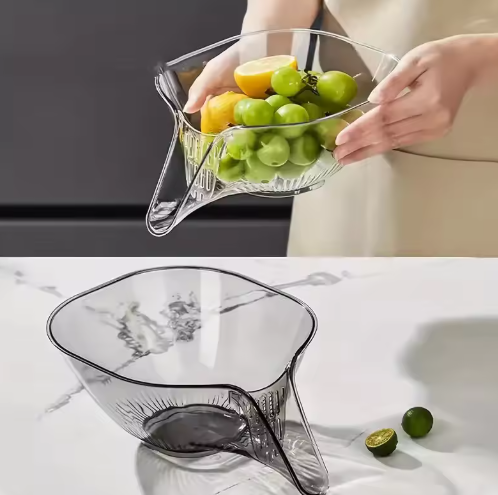 Drain Basket Funnel By SNAPROOT (Pack of 2)