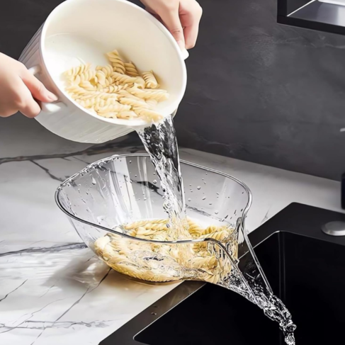 Drain Basket Funnel By SNAPROOT (Pack of 2)