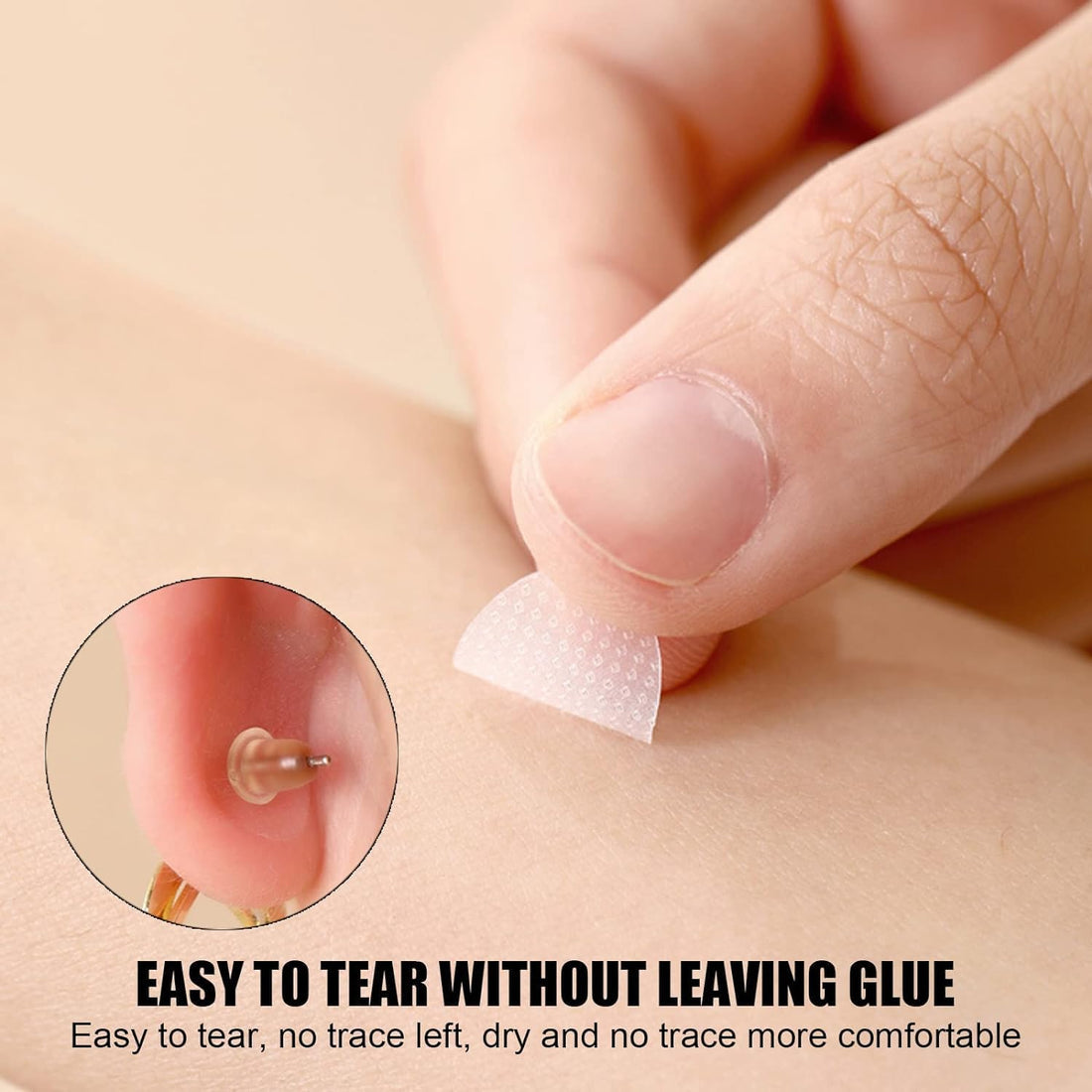 Premium Earlobe Support Patches (100 PCS)